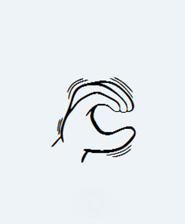 Ç em Língua de Sinais